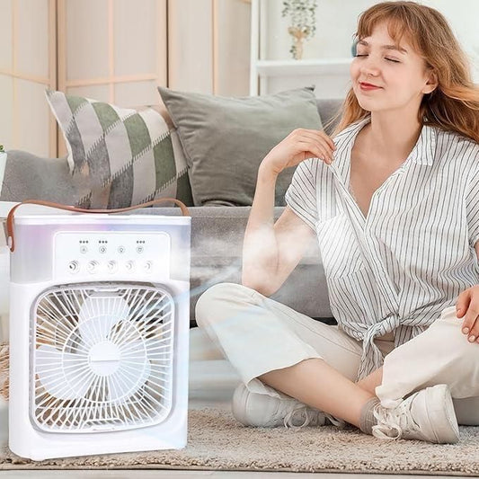 Fan Air Cooler fan USB Electric Fan with Ice-Water Humidifier