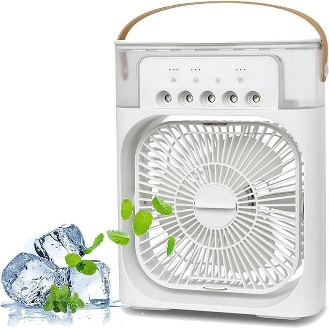 Fan Air Cooler fan USB Electric Fan with Ice-Water Humidifier