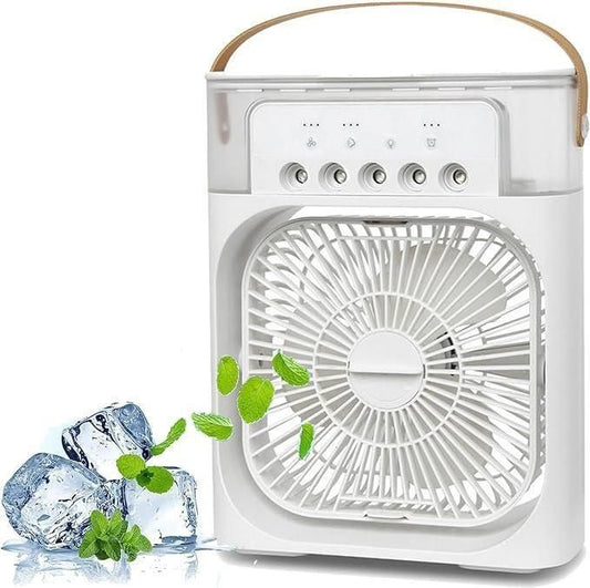 Fan Air Cooler fan USB Electric Fan with Ice-Water Humidifier