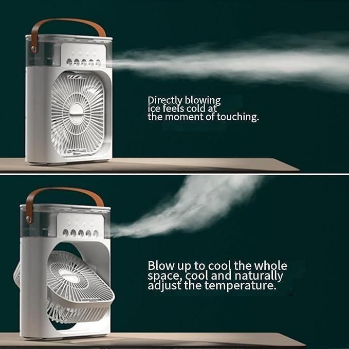 Fan Air Cooler fan USB Electric Fan with Ice-Water Humidifier