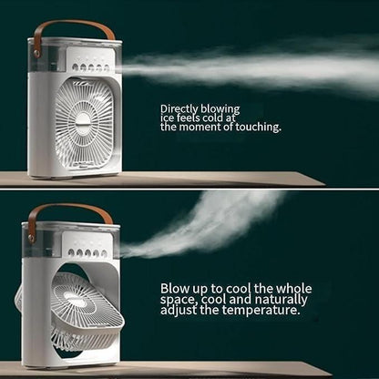 Fan Air Cooler fan USB Electric Fan with Ice-Water Humidifier