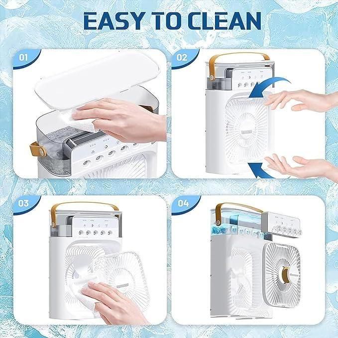 Fan Air Cooler fan USB Electric Fan with Ice-Water Humidifier