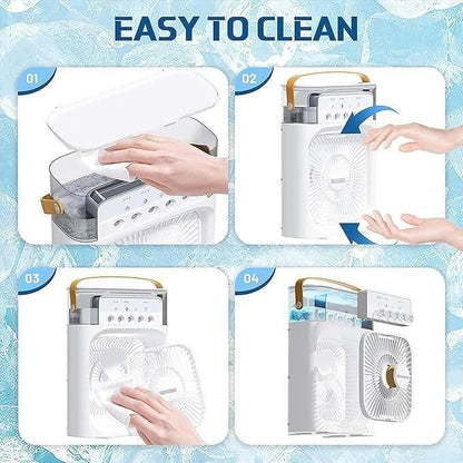 Fan Air Cooler fan USB Electric Fan with Ice-Water Humidifier